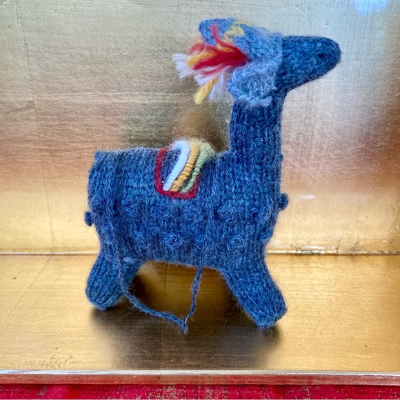 (2) Peru Llama Ornaments, hand knit - Picture 7 of 10